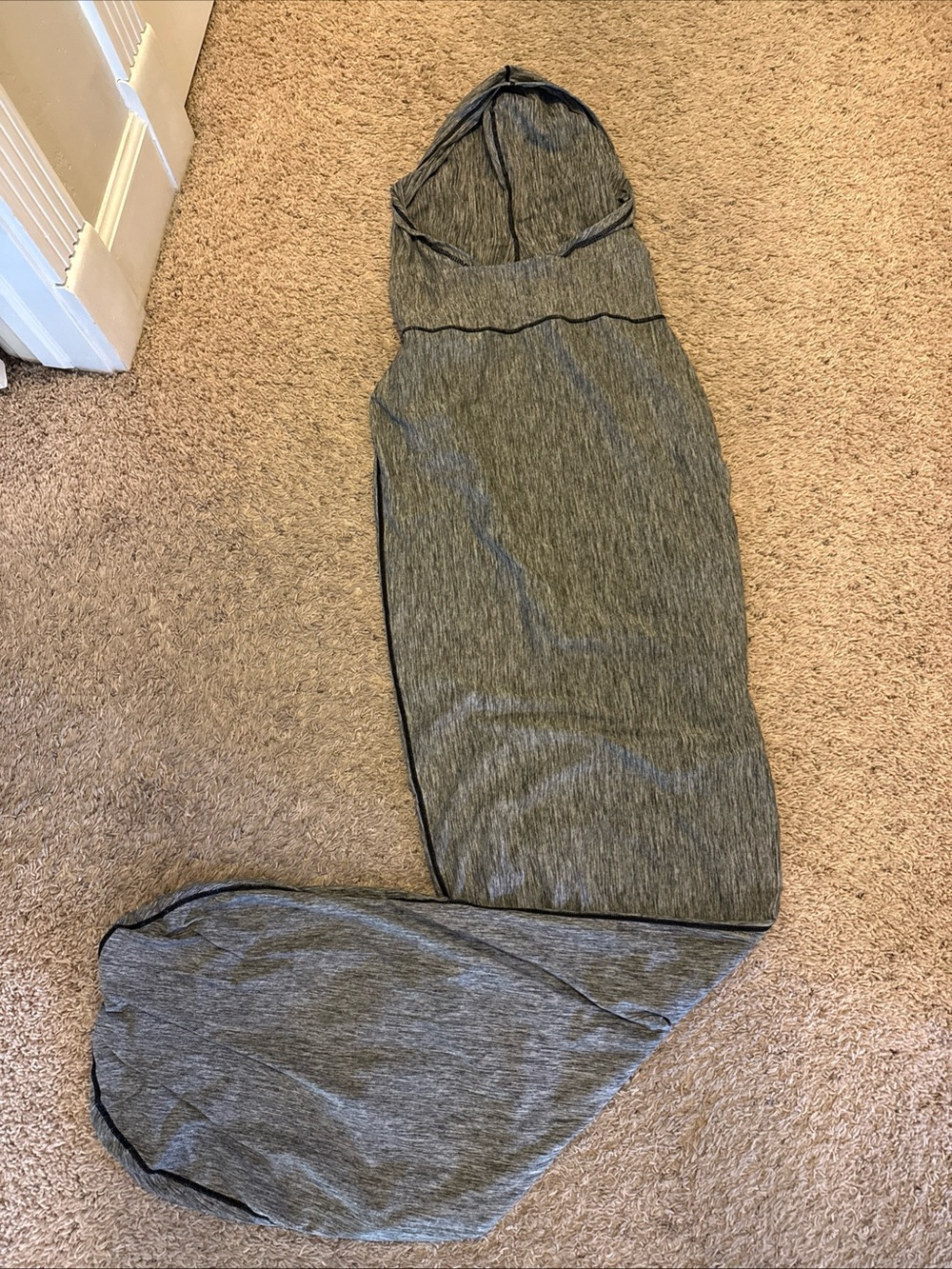 Hug Sleep Adult Hooded Pod Compression Swaddle Blanket Anxiety Sensory Sz Small